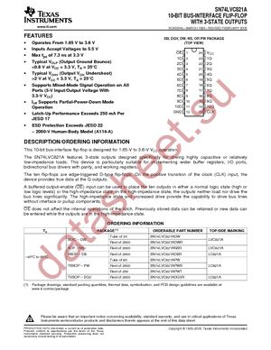 SN74LVC821APWR datasheet  